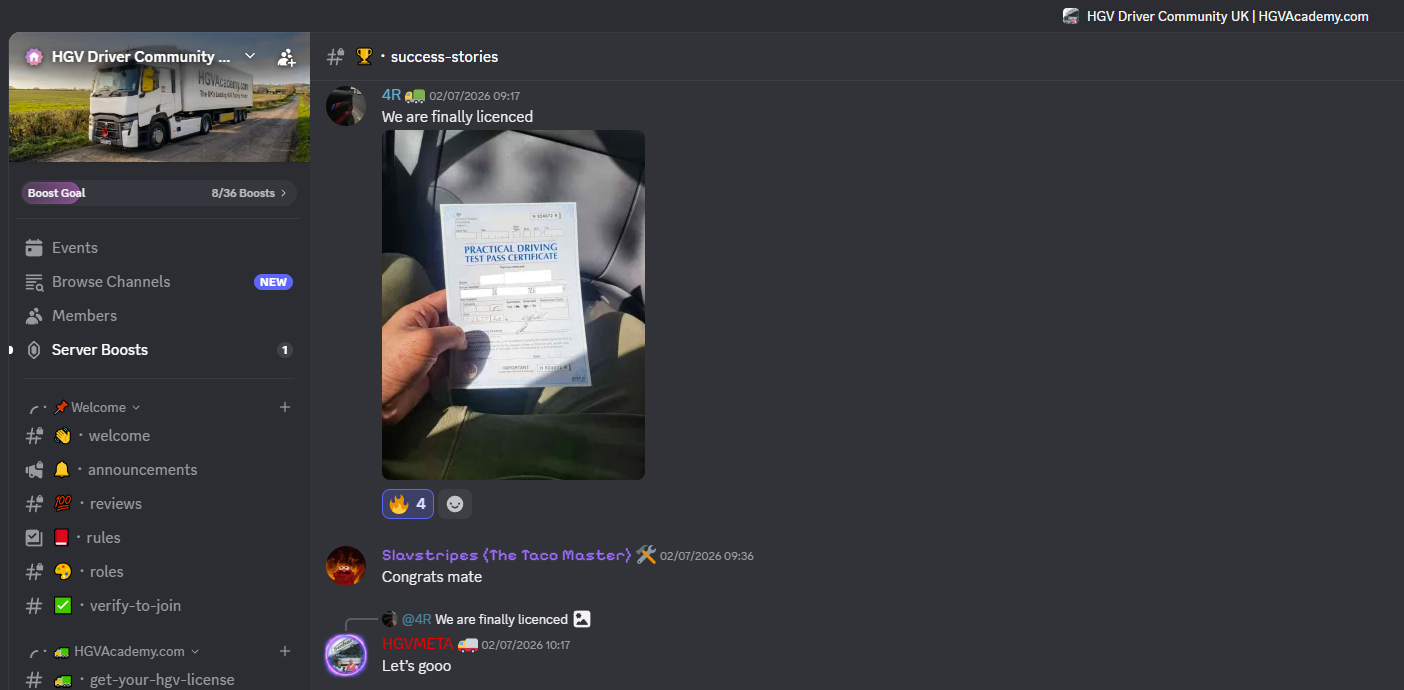 4R fully licenced - Discord success story