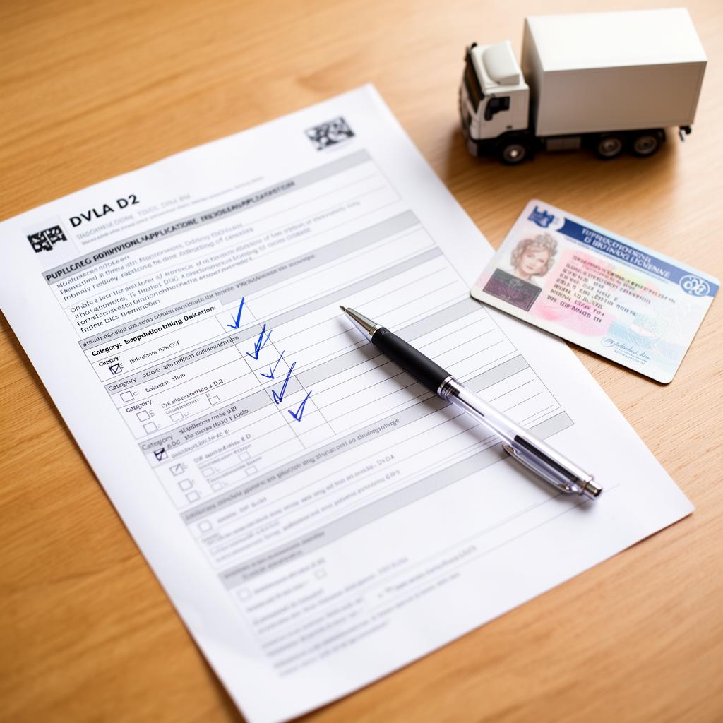 D2 Form: Which Boxes to Tick for Your HGV Licence Application