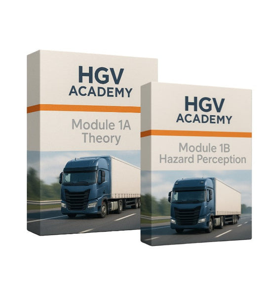 HGV Theory Course | Theory & Hazard Module 1a & 1b (6 Months)