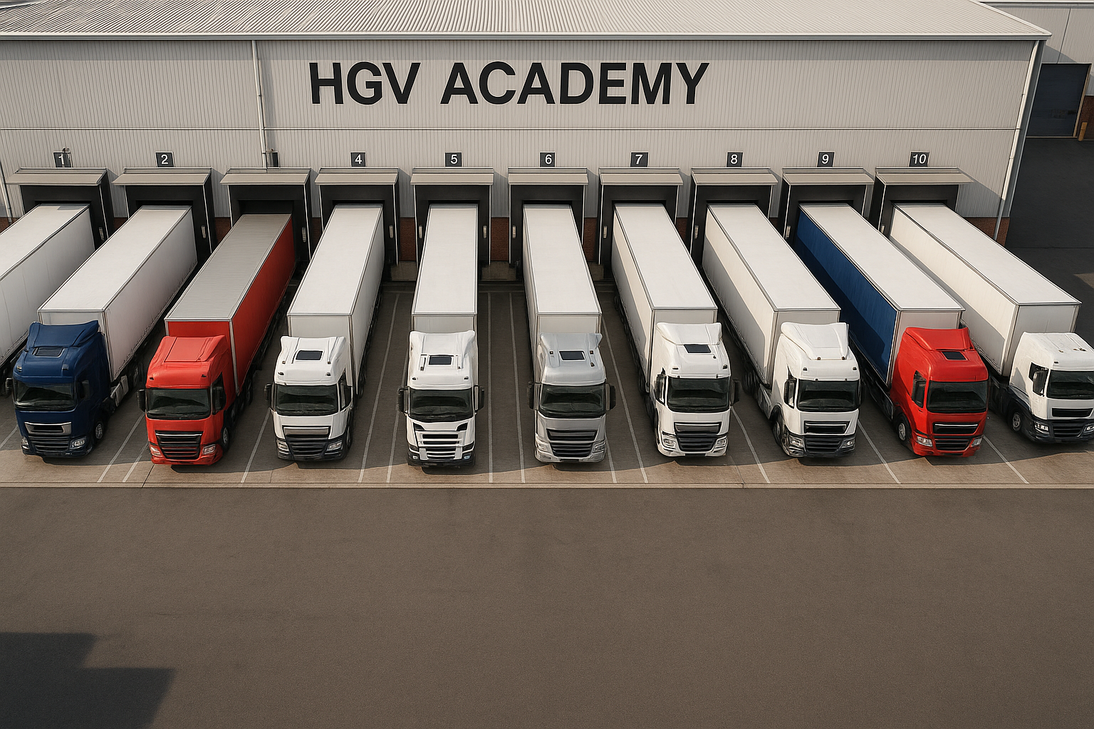 NO PARKED IN A  loading bay/dock
